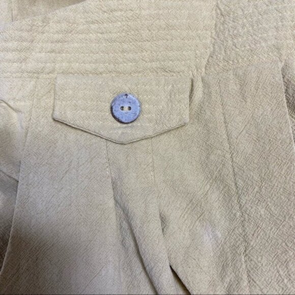 Nanushka Jumpsuit Amor Cut Out Cotton Twist On Waist  Deep V-Neck Yellow Small - Picture 10 of 11